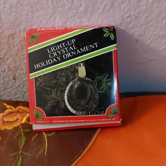 Vintage Emson Lighted Crystal Tree Decorations - Picture 2 of 7